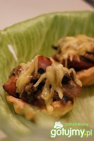 Babeczki z pieczarkami