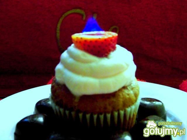 Babeczki z płomieniem z czekoladką ;-D  