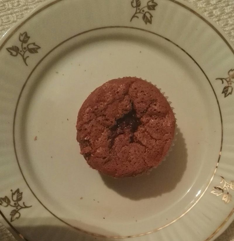 Babeczki z płynną czekoladą z pomarańczową nutą