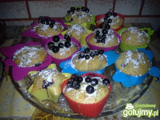 Babeczki z porzeczkami