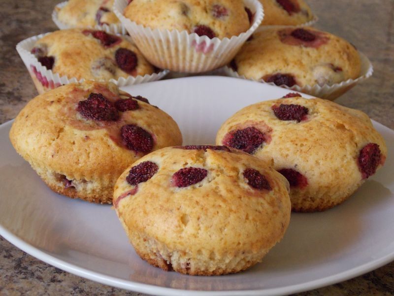 Babeczki z poziomkami