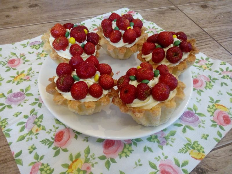 Babeczki z truskawkami
