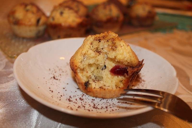 Babeczki z żurawiną Babeczki z żurawiną