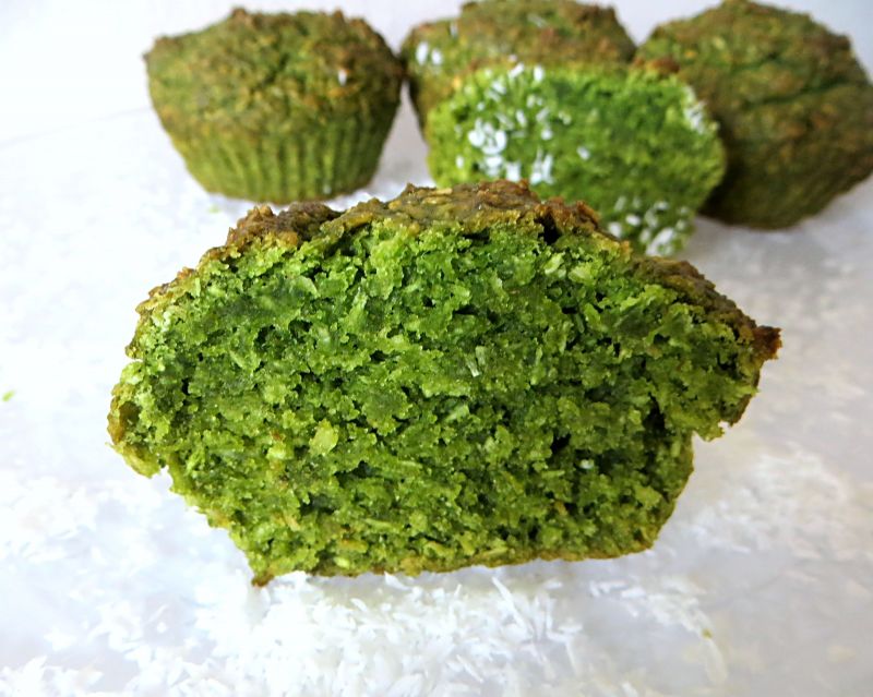 Babeczko kokosowe z rukolą Babeczko kokosowe z rukolą