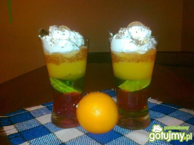 Bąbelkowa galaretka z sokiem