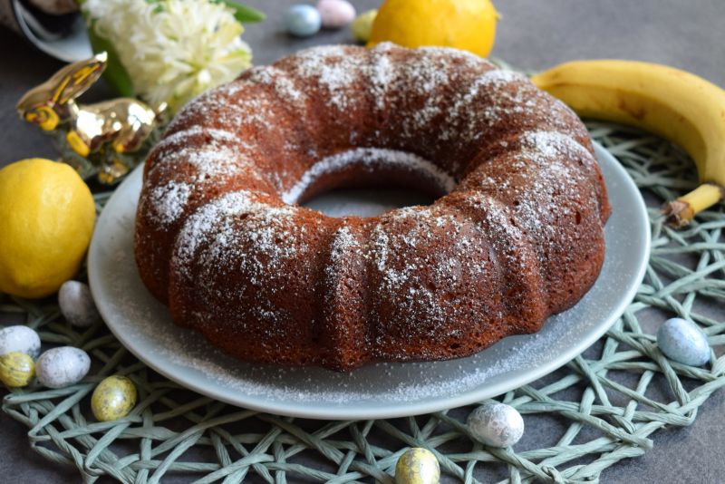 Babka bananowo-cytrynowa 