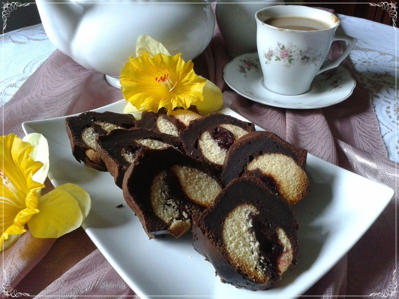 Babka brownie „kocie oczka” Babka brownie „kocie oczka”