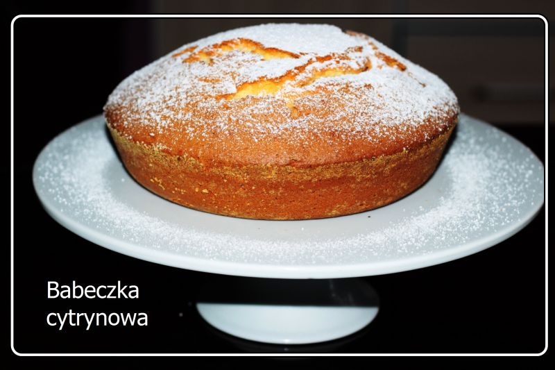 Babka cytrynowa na krupczatce Babka cytrynowa na krupczatce