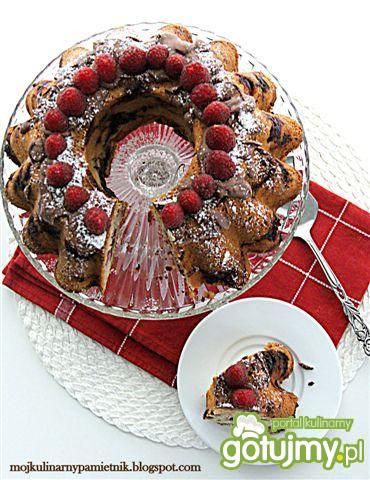 Babka czekoladowo-malinowa  Babka czekoladowo-malinowa