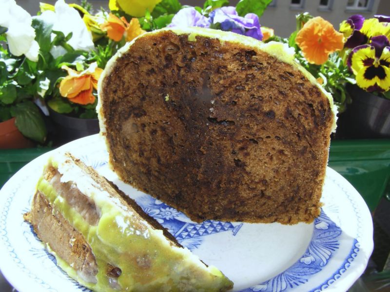Babka gotowana kawowa na oleju w szybbkowarze Babka gotowana kawowa na oleju w szybbkowarze