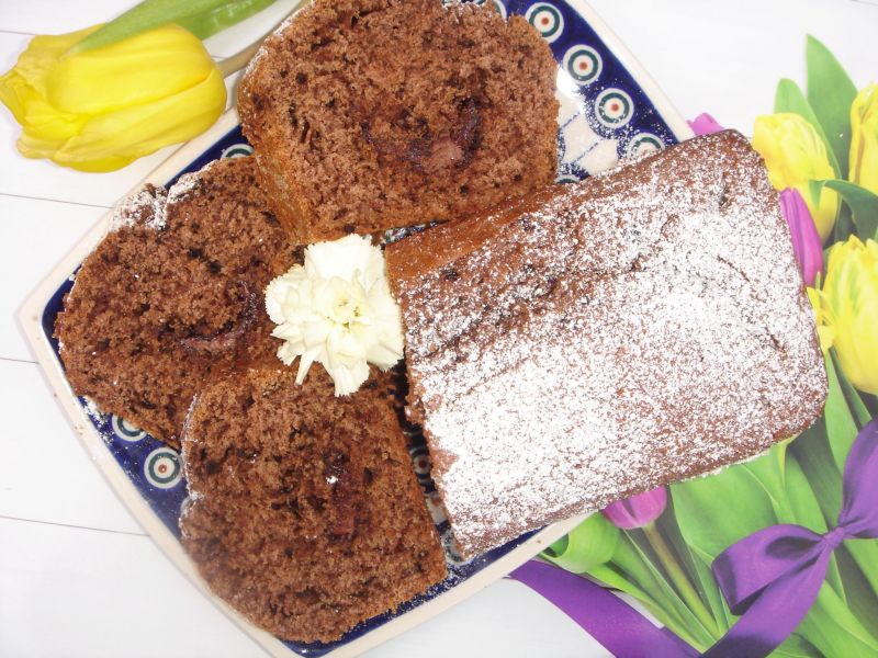 Babka kawowo-budyniowa z nutellą Babka kawowo-budyniowa z nutellą