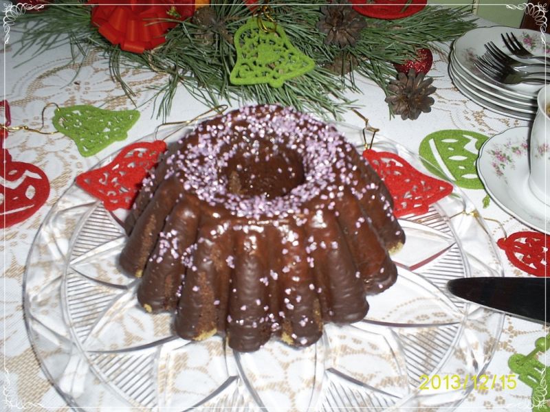 Babka kawowo-piernikowa z żurawiną Babka kawowo-piernikowa z żurawiną