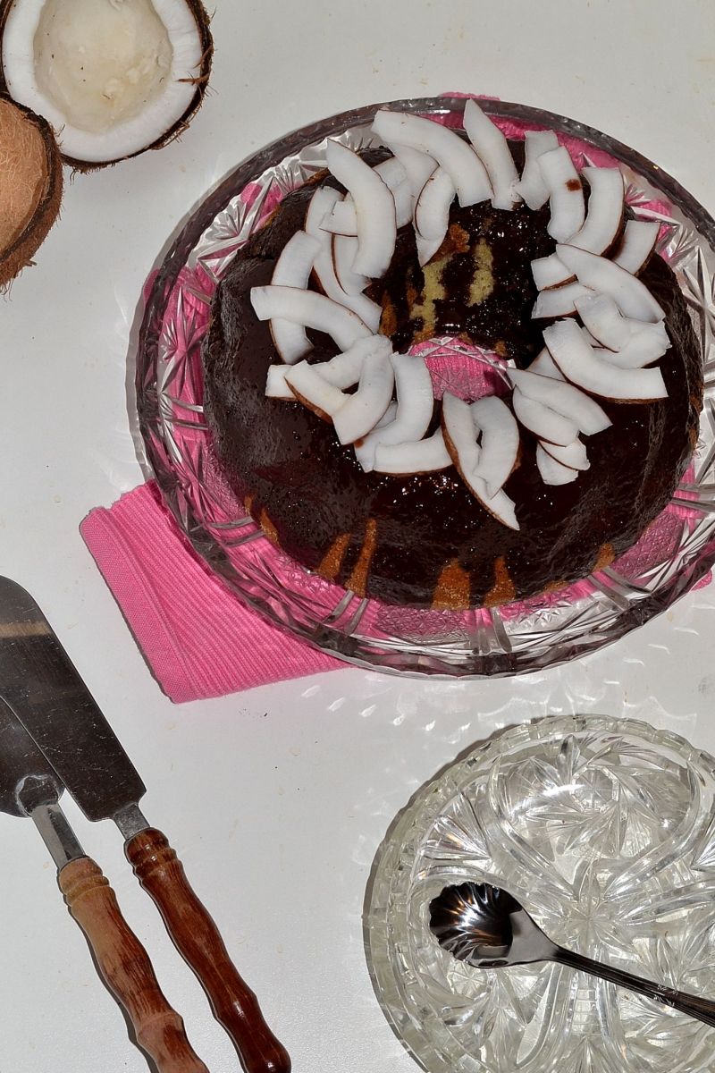 Babka kokosowa na mleku kokosowym