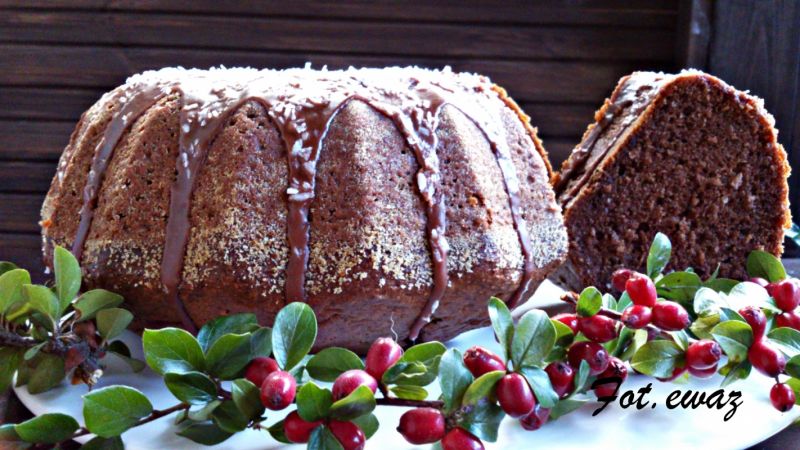 Babka kokosowa z nutą kakaową Babka kokosowa z nutą kakaową