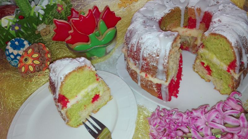 Babka kwitnący tulipan Babka kwitnący tulipan