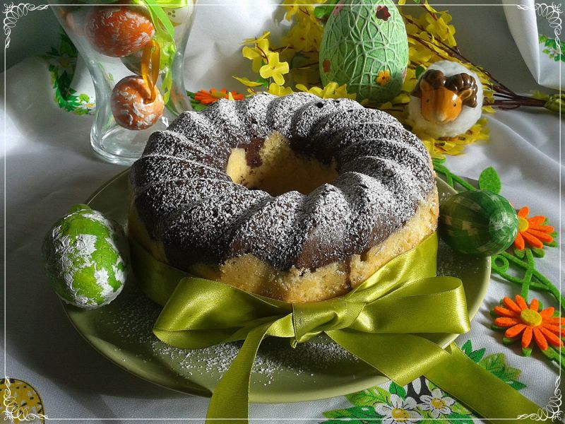 Babka majonezowa w dwóch smakach  Babka majonezowa w dwóch smakach