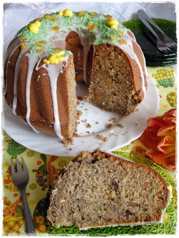 Babka makowa z bakaliami