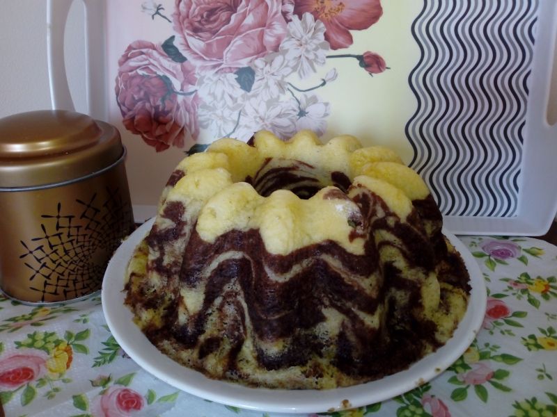 Babka marmurkowa z mikrofali Babka marmurkowa z mikrofali