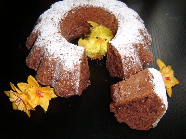 Babka mocno czekoladowa Babka mocno czekoladowa