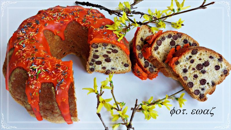 Babka na białkach z chrupkami