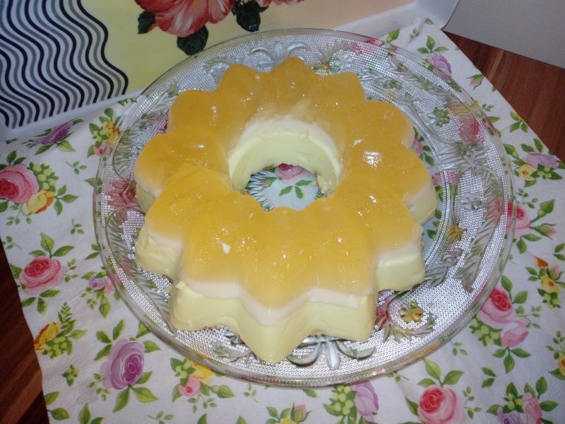 Babka na zimno o smaku cytrynowym - mango