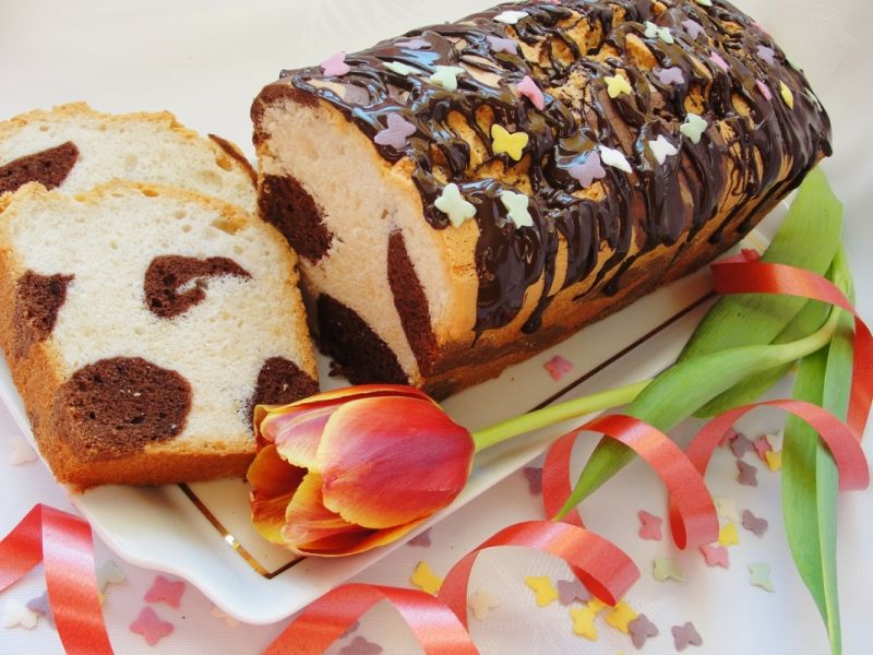 Babka pantera na białkach