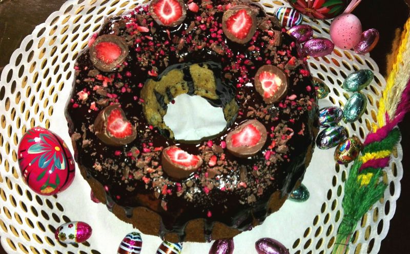 Babka piaskowa z czekoladą Babka piaskowa z czekoladą