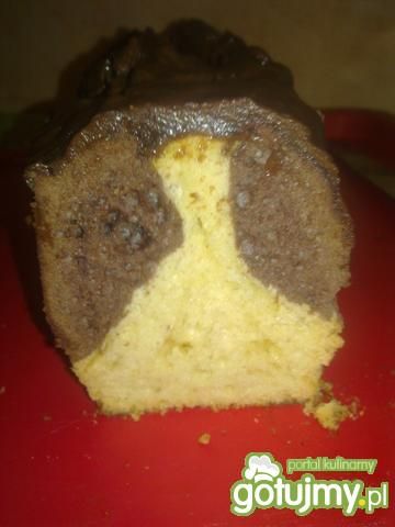 Babka piaskowa z polewą czekoladową