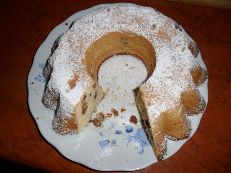 Babka piaskowa z rodzynkami Babka piaskowa z rodzynkami