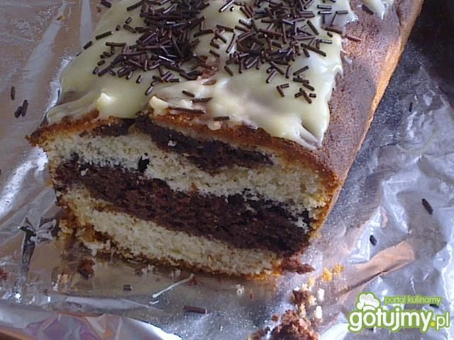 Babka śmietankowo kakaowa 