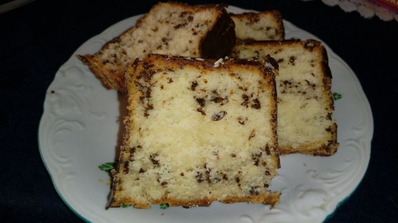 Babka stracciatella w polewie czekoladowej Babka stracciatella w polewie czekoladowej