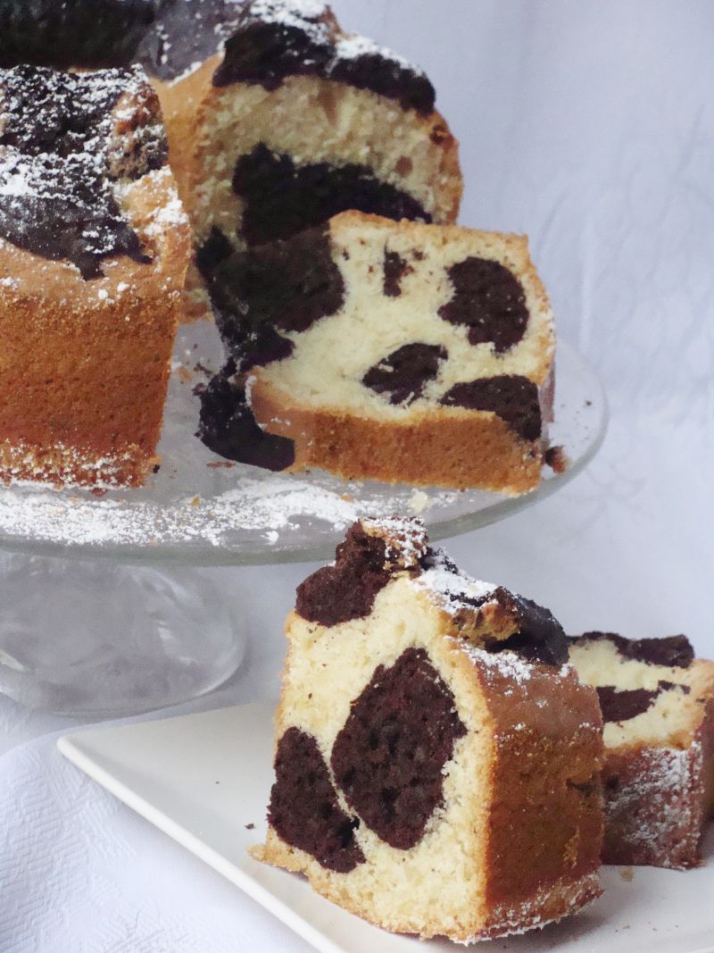 Babka w czekoladowe  kropki Babka w czekoladowe  kropki