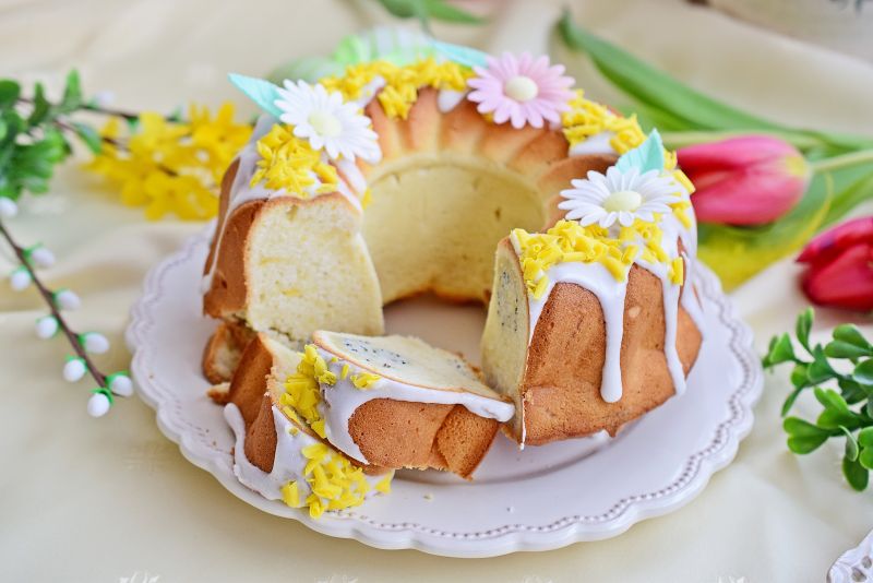 Babka w makowe łaty