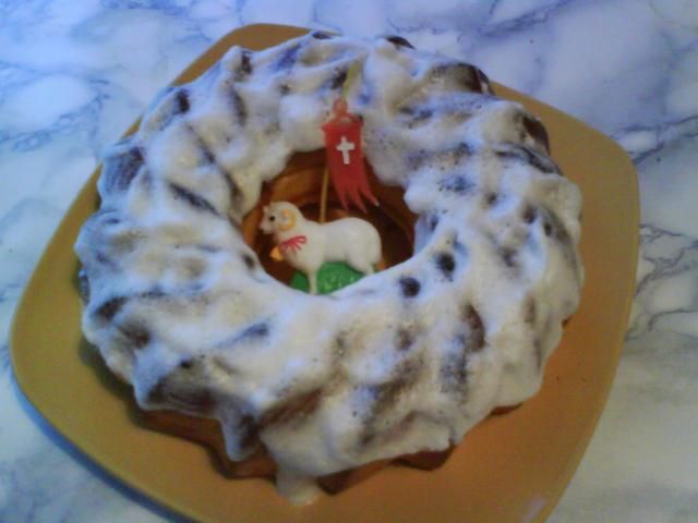 Babka wielkanocna cytrynowa