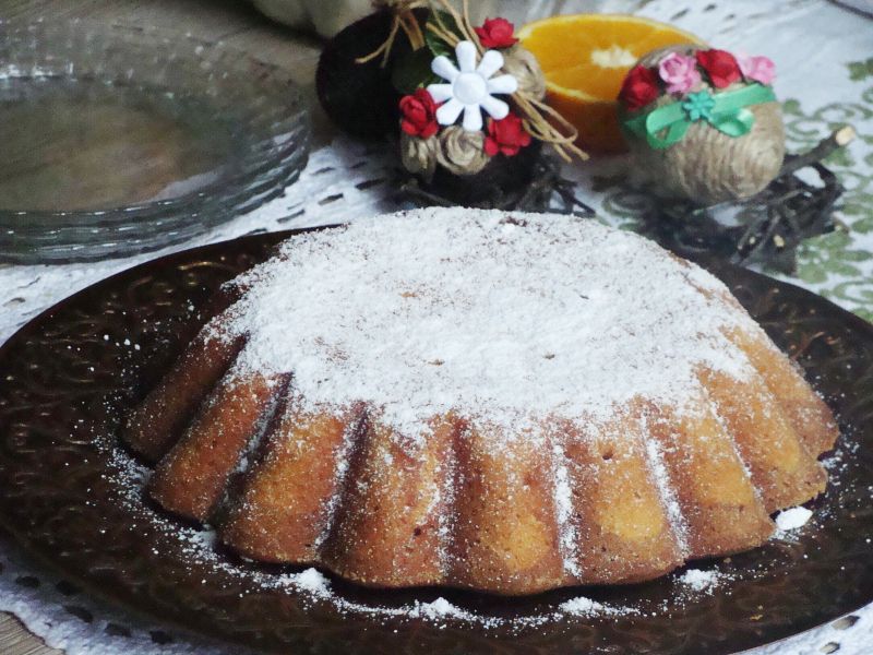 Babka z białek z nutką kawy Babka z białek z nutką kawy