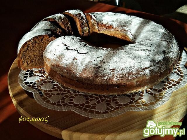 Babka z cappuccino i czekoladą 