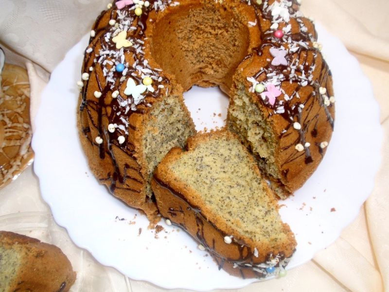 Babka z makiem i majonezem