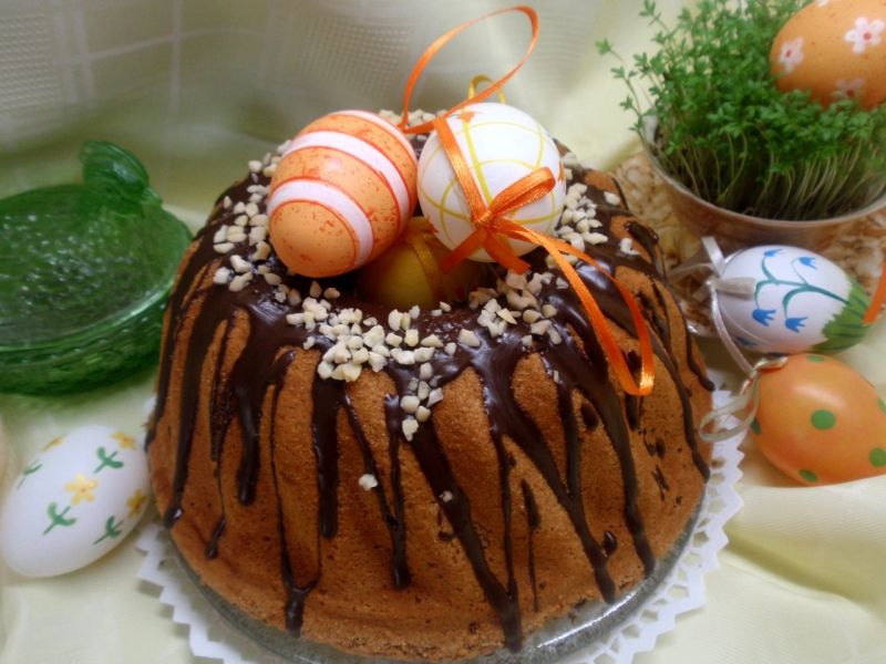 Babka z makiem i płatkami jaglanymi  Babka z makiem i płatkami jaglanymi
