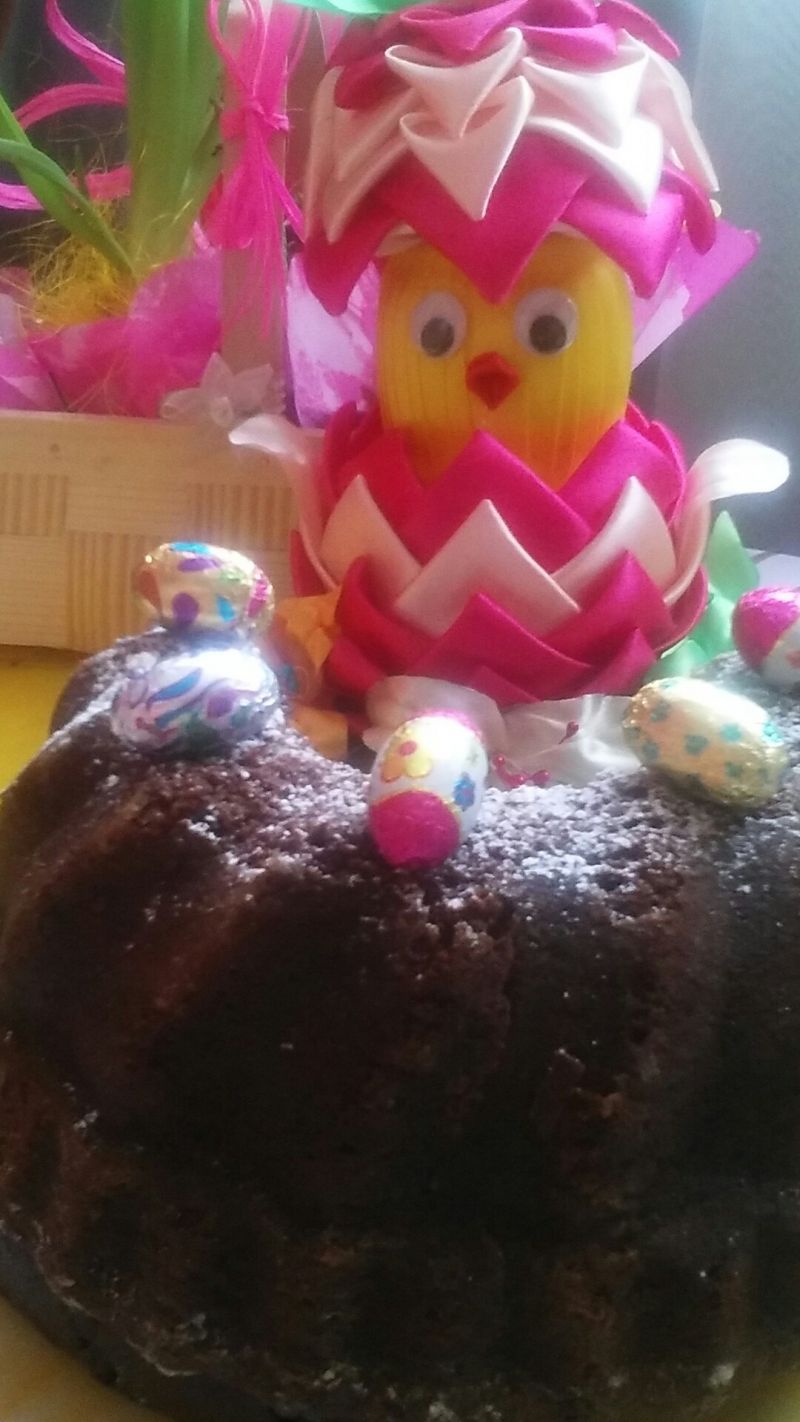 Babka z nutą porzeczki.