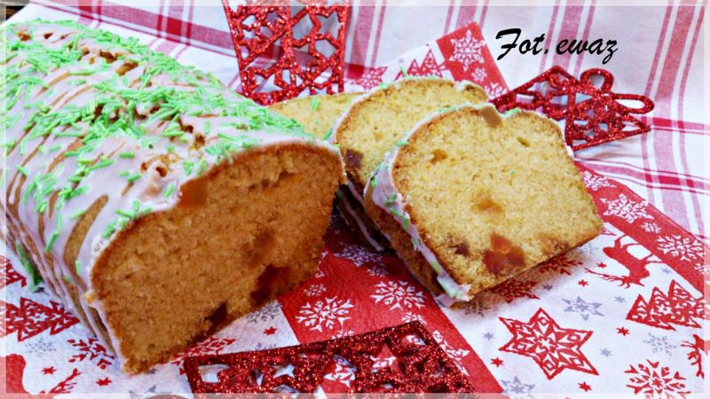 Babka z papają i lukrem  Babka z papają i lukrem