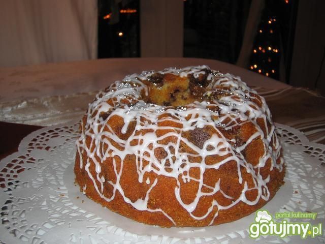 Babka z piernikowymi kostkami domino Babka z piernikowymi kostkami domino