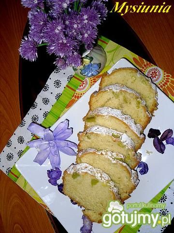 Babka z rabarbarem Babka z rabarbarem