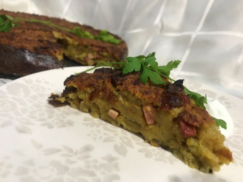 Babka ziemniaczana z boczkiem