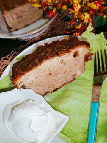 Babka ziemniaczana z mięsem mielonym. Babka ziemniaczana z mięsem mielonym.