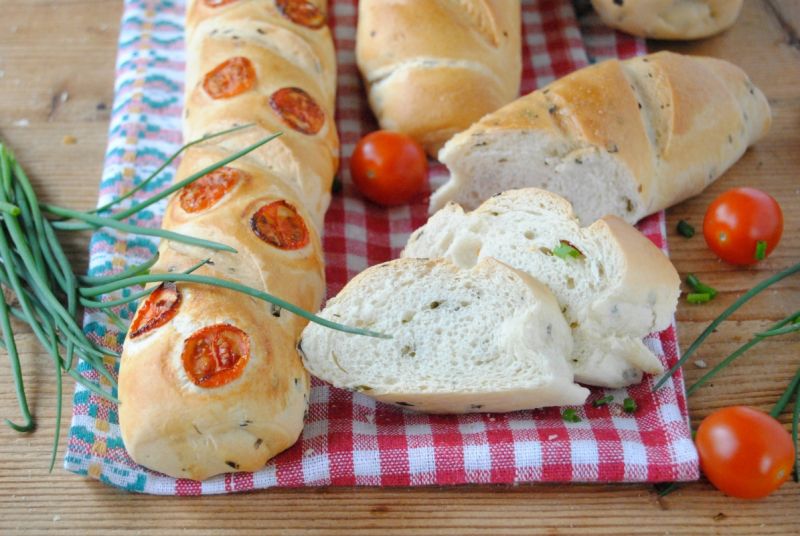 Bagietki ze szczypiorkiem