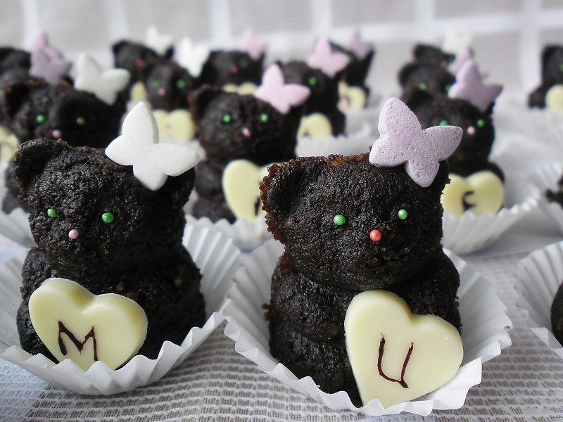 Bajaderki- brunatne misie