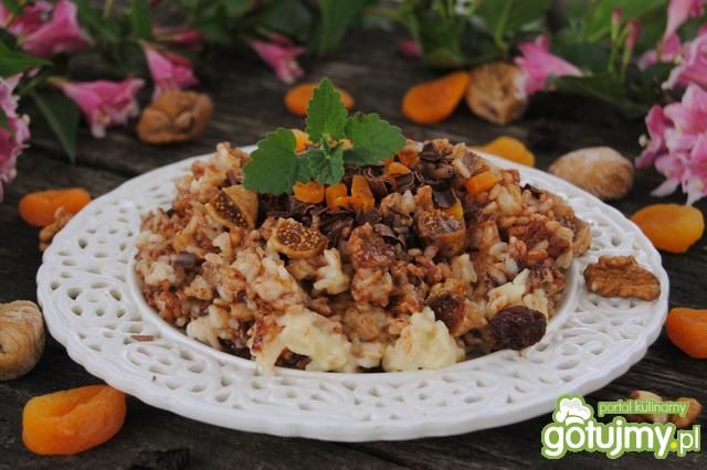 Bakaliowo-czekoladowe risotto Bakaliowo-czekoladowe risotto