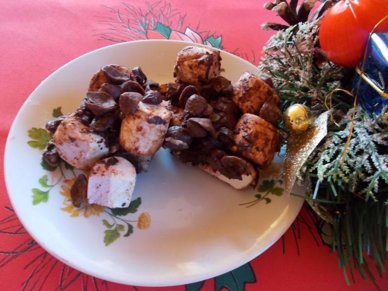 Bakaliowy blok z czekoladą