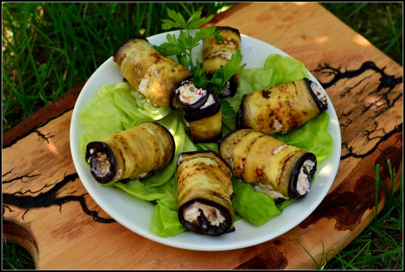 Bakłażan grillowany z fetą