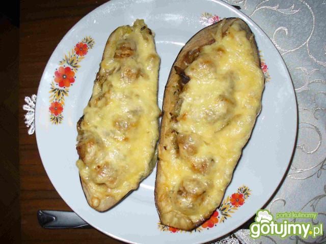 Bakłażan nadziewany z piekarnika  Bakłażan nadziewany z piekarnika